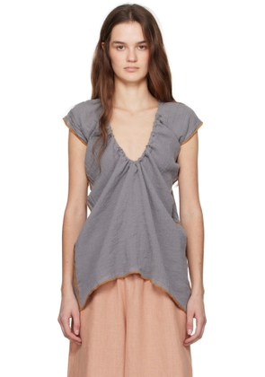 Baserange Gray Max Blouse