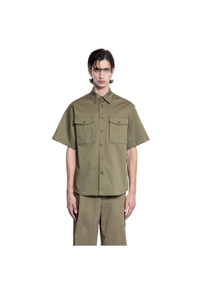 Cotton Gabardine Short Sleeve Shirt