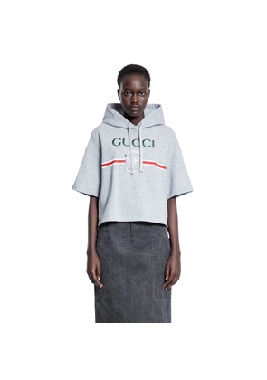 GUCCI WOMAN GREY SWEATSHIRTS