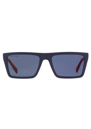 Lacoste Blue Rectangular Mens Sunglasses L6009S 424 56