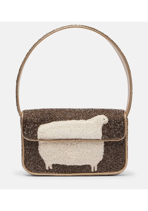 Staud Tommy beaded shoulder bag