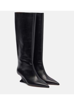 Paris Texas Nina 50 leather knee-high boots