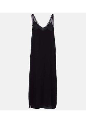 Toteme Silk chiffon slip dress