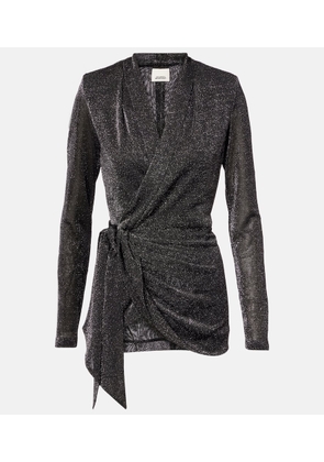 Isabel Marant Cinay lame wrap top