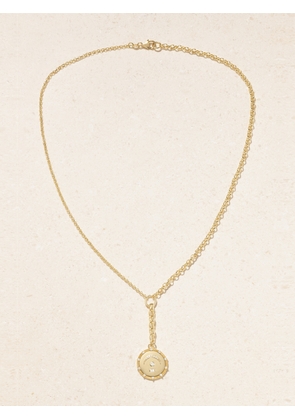 FoundRae - Pause Medium Mixed Belcher Extension 18-karat Gold Diamond Necklace - One size