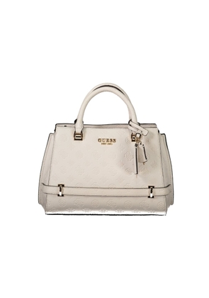 Guess Jeans White Polyethylene Handbag
