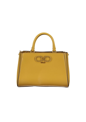 Guess Jeans Yellow Polyethylene Handbag