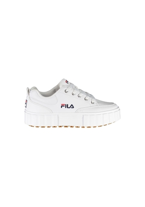Fila Chic White Wedge Sneakers with Embroidered Detail - EU41/US11
