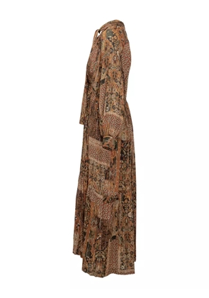 Ba&Sh tiered pier Dress - Brown