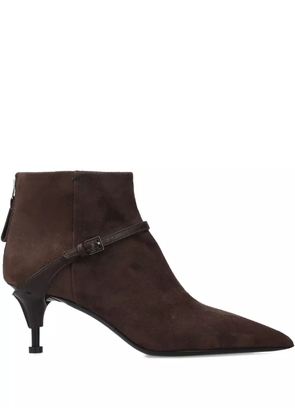 Premiata buckle-strap boots - Brown