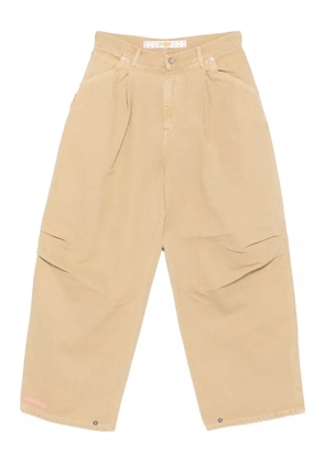 PDF wide-leg jeans - Neutrals