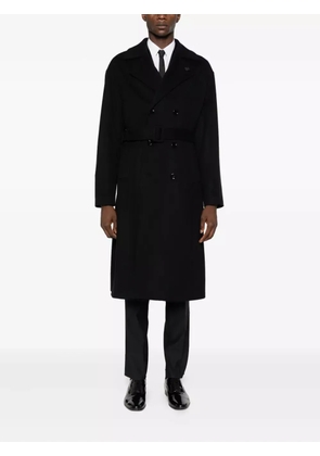 Lardini double-breasted coat - Black