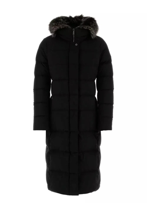 Moorer fur-trim down jacket - Black