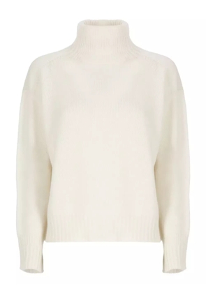 Vanisè turtleneck long-sleeves sweater - White