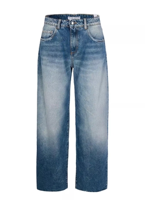 ICON DENIM star-detail cotton jeans - Blue