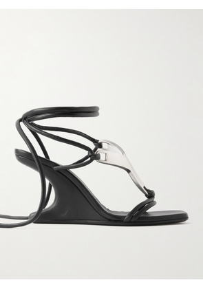 Rick Owens - Cantilever 8 Hydra Leather Sandals - Black - IT36,IT37,IT38,IT39,IT40,IT41