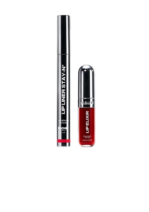 Sacheu Lip Liner STAY-N & Lip Elixir Bundle Line & Shine in Beauty: NA.
