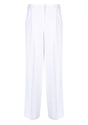 Missoni zigzag tailored trousers - White
