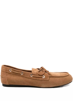 Senso suede boat shoes - Brown