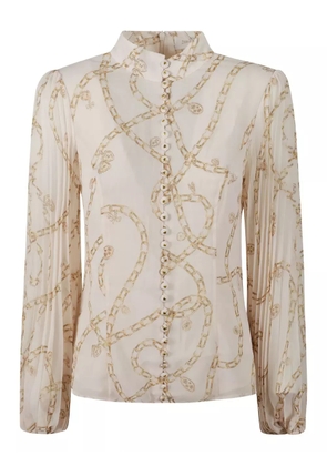 ZIMMERMANN Sunray pleated shirt - Neutrals