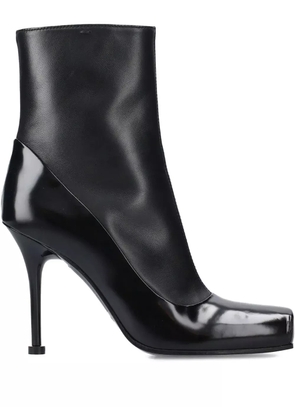 Premiata square-toe heeled boots - Black