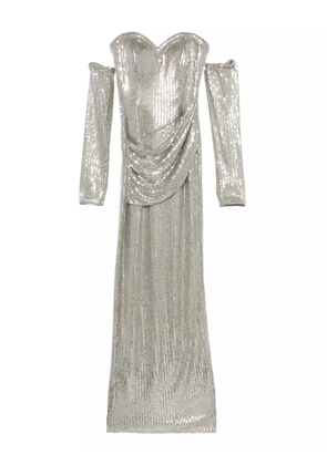 Atu Body Couture sequin-embellished maxi dress - Metallic