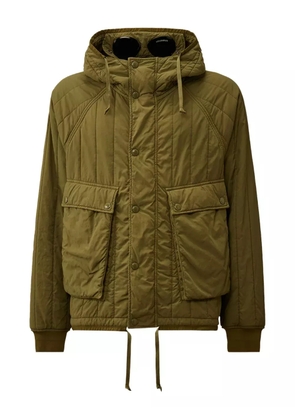 C.P. Company hooded quilted jacket - Green
