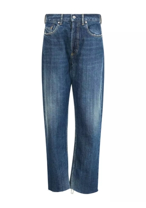 Maison Margiela five-pocket raw-edge jeans - Blue