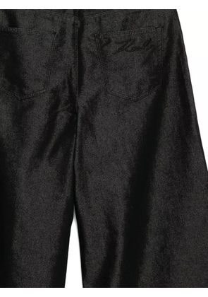 Karl Lagerfeld wide-leg jeans - Black