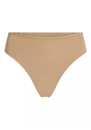 Marlies Dekkers gold-trimmed thong - Neutrals