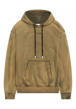 GCDS cotton drawstring hoodie - Green