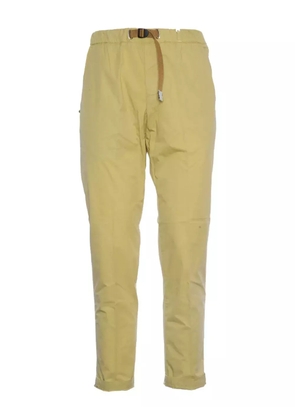 White Sand Greg adjustable-waist trousers - Yellow