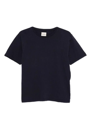 KHAITE round-neck cotton T-shirt - Blue