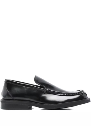 POEVE leather loafers - Black