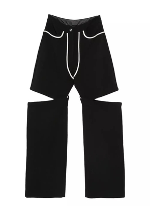 Paris Georgia Emelio cut-out trousers - Black