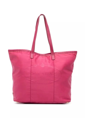 Prada Pre-Owned 2013-2025 Tessuto Canapa Logo tote bag - Pink