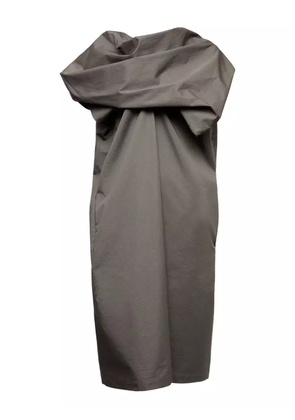MM6 Maison Margiela draped cotton dress - Neutrals