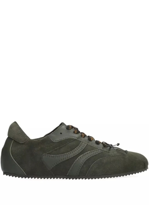 Bibi Lou suede-panelled sneakers - Green