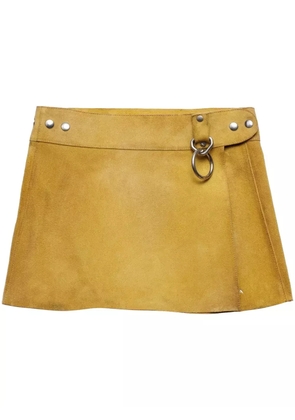 Prada suede miniskirt - Yellow