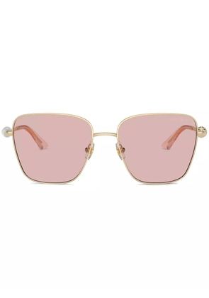 Jimmy Choo Eyewear square-frame sunglasses - Gold