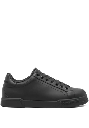 Dolce & Gabbana leather sneakers - Black