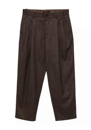 CROQUIS tapered trousers - Brown