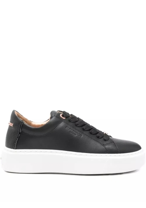 Alexander Smith leather platform sneakers - Black