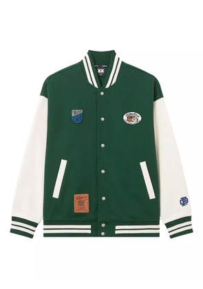 FINGERCROXX appliqué buttoned jacket - Green