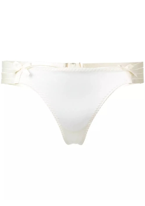 Bordelle adjustable web thong - Neutrals