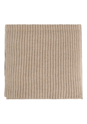 Maison Margiela ribbed wool scarf - Brown