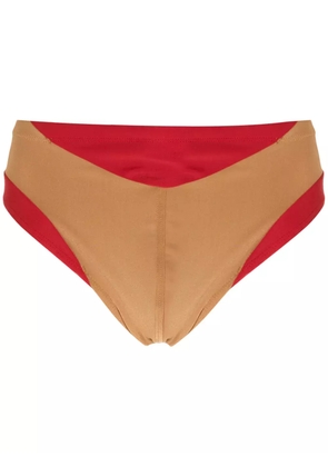 Amir Slama panelled two-tone swimming trunks - Multicolour