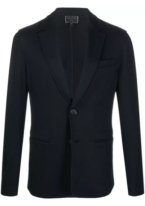 Giorgio Armani fitted single-breasted blazer - Blue