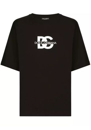 Dolce & Gabbana logo-print cotton T-shirt - Black