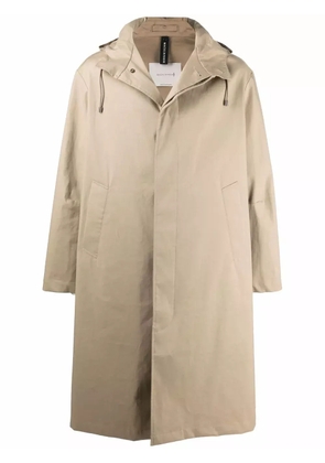 Mackintosh WOLFSON hooded raincoat - Neutrals